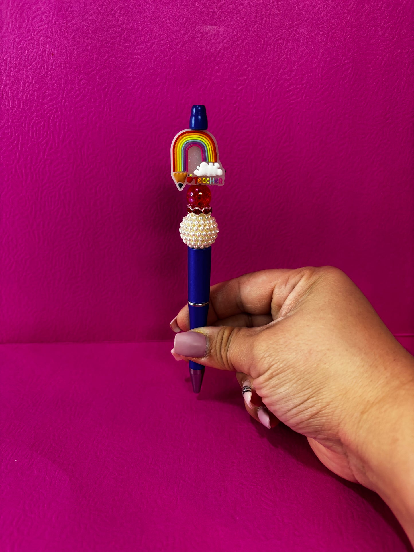 Rainbow teacher pen