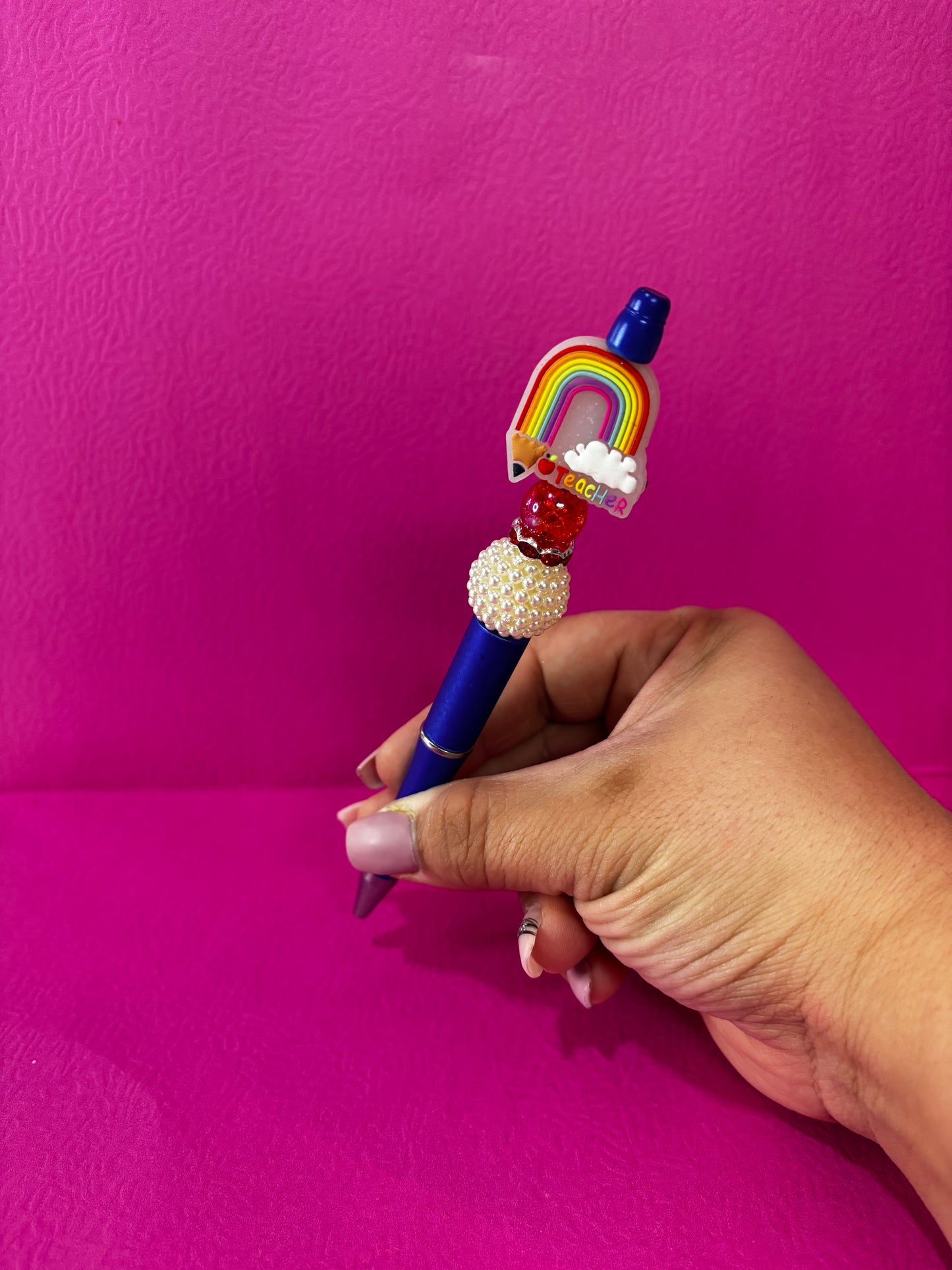Rainbow teacher pen