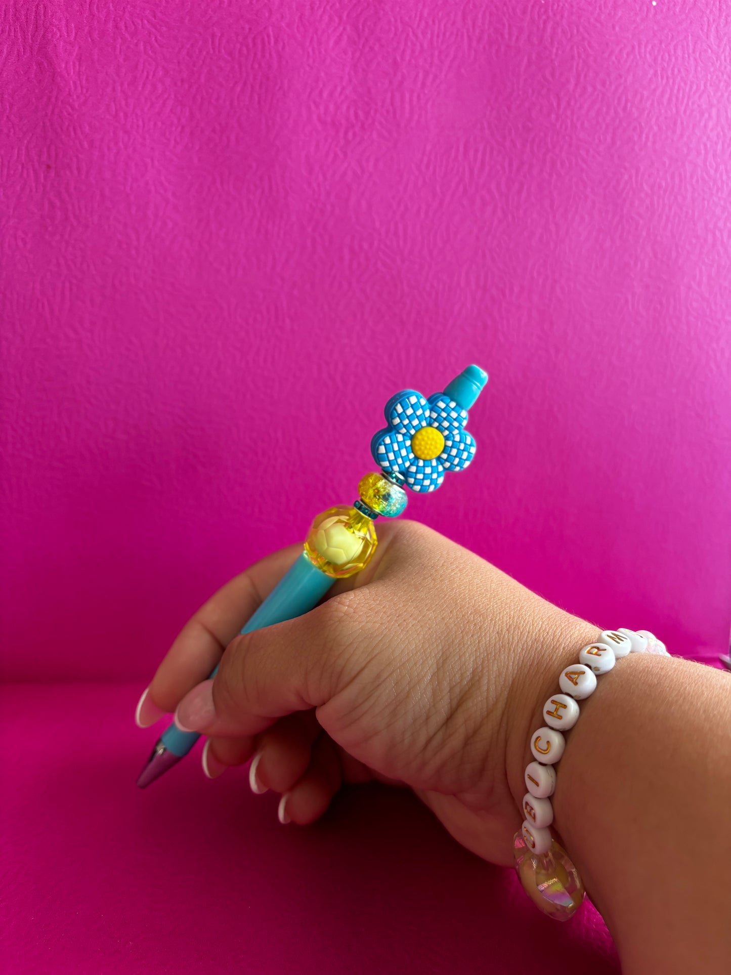 Blue Flower Pen