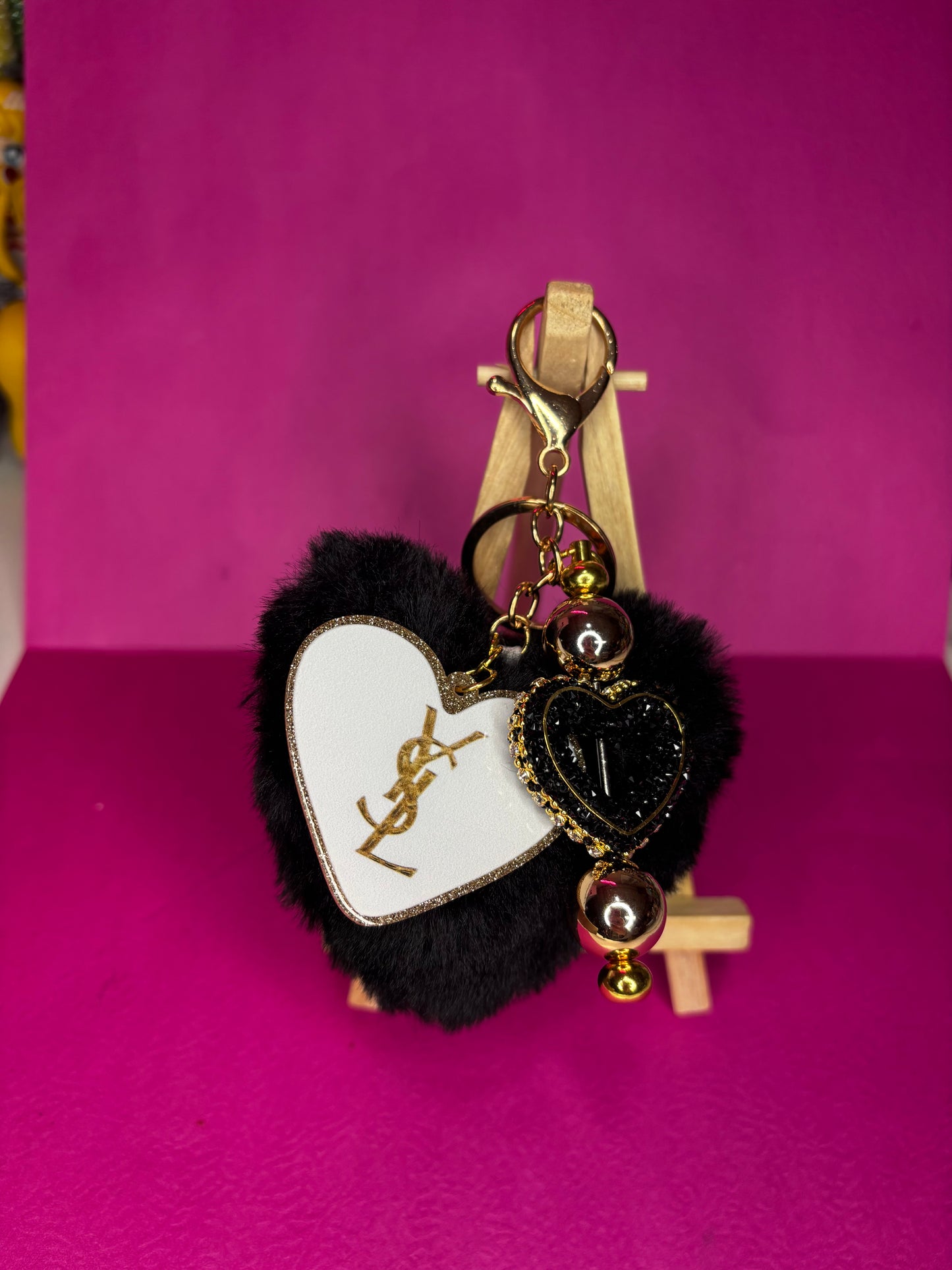 Lux YSL keychain